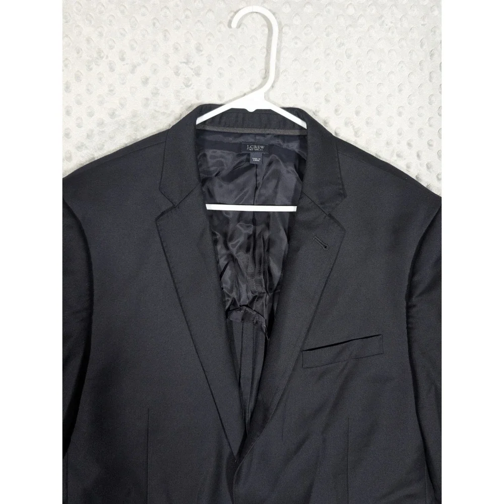 J. Crew Ludlow Blazer Men's 44R Loro Piana Super 130's Wool Navy Blue Sport Coat